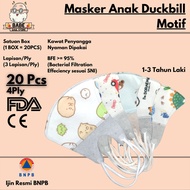 Masker Anak Duckbill Motif 3 Ply Masker Duckbill Anak