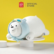 MINISO We Bare Bears Lovely Lying Plush Toy 38x21CM With Hat Stuffed Toys Collection