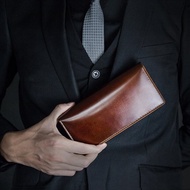 【客製化禮物】【多卡位長夾】Cordovan馬臀皮  刻字/多色選擇 Mi