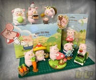 全新未開原盒 LuluThePiggy 罐頭豬 lulu豬 農場系列一套六隻加限量版紅蘑菇吊卡lulu Toyzeroplus KKplus 蜜蜂豬 綿羊豬