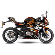 Qjmotor SRK250r Stickers Decals Motorcycle Body Stickers Films Srk250r Cyber Orange