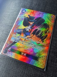 【Fancard】#海賊王 #ONE_PIECE #航海王 #TCG #OPCG 自製高質坑紋鐳射閃卡 P-105 P 異畫 革命軍 サボ Sabo 薩波 -SPパラレル- ＜觀賞用＞ #DDcard
