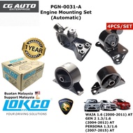 PGN-0031-A LOKCO ENGINE MOUNTING SET(4PCS) FOR PROTON WAJA PERSONA OLD GEN2  (AUTOMATIC)