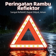 Folding Emergency Triangle Hazard Triangle Road Safety Warning Folding Road Car Safety Reflector