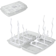 PandaEar Travel Bottle Drying Rack Space Saving| Portable Baby Bottle Dry Rack| Upright Vertical Col
