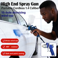 H827 Spray Gun 1.4 Caliber Blue Cordless End Upper