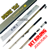 Tegek kolong Yoshita asagiri Japan 450 & 540 sudah zoom purus Bonus tas pancing