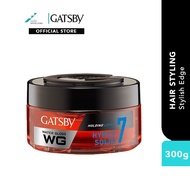 Lilin gaya rambut mesin rambut GATSBY Water Gloss (Jar) - Wet Look Hyper Solid 300g (mens hair gel, hair gel hair stylin