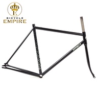 Frame set Sepeda Fixie Affinity Metropolitan Black Frameset 700C Bicycle Empire