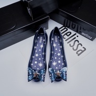 Melissaสตาร์โบว์ติดปากปลาสวยงามรองเท้าชายหาดเดี่ยวรองเท้าแตะผู้หญิงsandalsรองเท้าแตะรัดส้นรองเท้า me