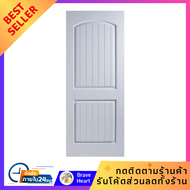 ประตูภายนอก ประตูสำเร็จรูป ไฟเบอร์กลาส ECO-DOOR 2P ขนาด 80X200 ซม. สีขาว แข็งแรง ทนทาน Exterior door