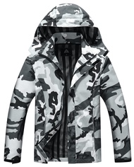 Men's Waterproof Rain Jacket Lightweight Raincoat Hooded Hiking Jacket Softshell Windbreaker