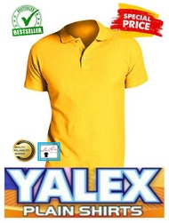 Shirt On Yalex Plain Polo colred YELLOW GOLD  Shirt WITH COLLAR Yalex Red Label High Quality Shirt I