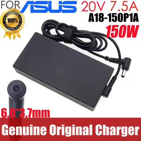 Original 6.0*3.7mm 20V 7.5A A18-150P1A 150W AC Adapter For Asus TUF Gaming F15 FX506LH-AS51 FX505D F