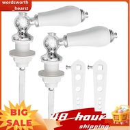 For Bathroom Cistern Tank Lever, Universal Ceramic Toilet Flush Handle Replacement, Cistern Lever