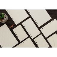 Loose Leaf A5 and A6 Contents 50 Sheets 6 Holes