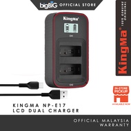 KingMa LP-E17 Battery LCD Dual Charger Kit For Canon EOS M3 M5 M6 750D 760D 77D 800D 200D