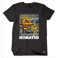 Komatsu t-shirt, mining t-shirt, pay on delivery