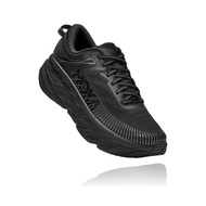 Hoka Men Bondi 7 Wide Running Shoes - Black