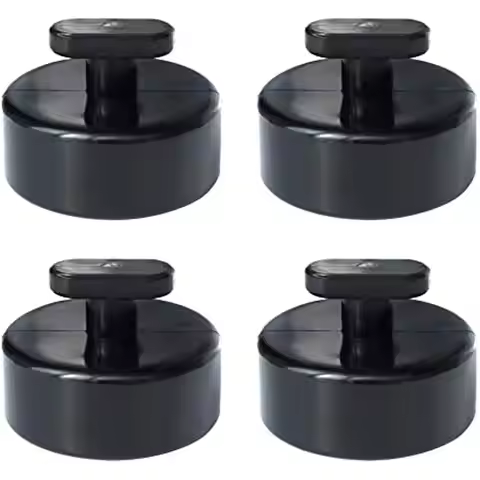 Corvette Jack Pucks Compatible with Chevrolet Corvette Cruiser C5, C6, C7, GS Models - Durable Rubbe