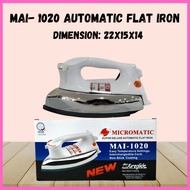 Micromatic MAI-1020 Stainless Steel Flat Iron / Super Deluxe Automatic Flat Iron / Plantsa / Plantsa