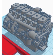 6BT CUMMINS ENGINE 5.9 12V minniature custom scale