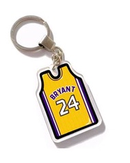 NBA球衣鎖匙扣 (Kobe24, Wade3, Curry30, 字母哥34)