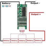 5S 21V 56A Lithium-Ion Battery Charging Protection Board+Cable Supporting Short Circuit/Overload/Ove