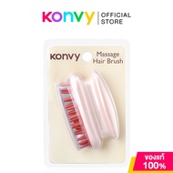 Konvy Massage Shampoo Hair Brush # คอนวี่ แปรงสระผมและนวดหนังศีรษะ สีชมพู #Pink