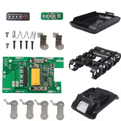 5/10-cell BL1830 Lithium Battery For Makita 18V Lithium Battery Tools 21700 Plastic Case PCB Chargin