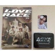 (Official/on hand) SF9 Love Race sealed album Tin case photocard set