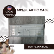 (95new) Clear Mini Keyboard GH60 Transparent Plastic Case for 60% Mechanical Gaming