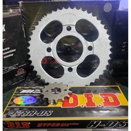 CB150R/CBR150/CBR150/RS150/SUPRA GTR150/SUPREMO/TMX ALPhA sprocket set (sprocket makoto chain DID)