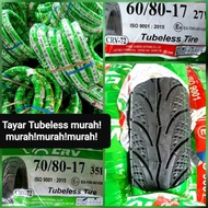 Tayar Tyre Diamond Tubeless 60/80-17 / 70/80-17 Tayar Motor Murah (CRV Tires)
