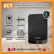 ADATA HV320 USB 3.1 1TB 2.5" Portable Slim External Hard Disk Drive (10.7mm)