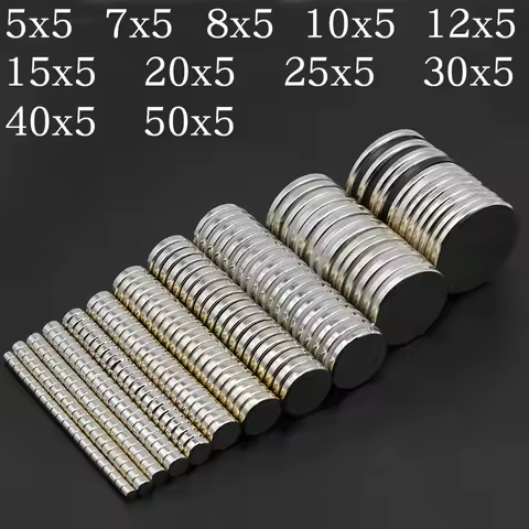 N35 Super Strong Round Magnet NdfeB Powerful Permanent Magnetic imanes Neodymium Magnents Refrigerat