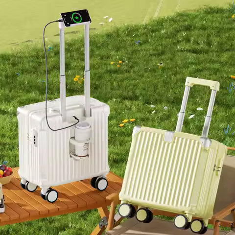 18/20-inch Suitcase Trip Cabin for Women Multi-Functional Silent-Wheel Trolley Case Small Lightweigh
