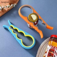 fengjue 1 Bottle Opener, Screw Cap Opener, Multi-functional 4-in-1 Can Opener, Can Clamp, Lid Opener