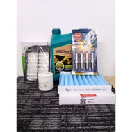 0w20 3.5L+ Oil filter+17801-BZ140  BEZZA 1.0, AXIA 1.0 1KR-VE 2017" -2019"ENGINE AIR FILTER+Cabin fi