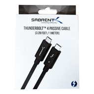 Sabrent Thunderbolt 4 Passive Cable (1m / 3.28ft) CB-T4M1, USB PD 3.0 compliant