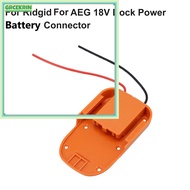 [GRCEKRIN] Battery Adapter Converter Power Dock Adapter for RIDGID 18V Power Connectors