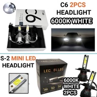C6 Headlight COD LED H1 H3 H4 H7 H11 9005 9006 Fog Light Bulb Fog Lamp