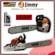 18" Veoda / Jinco UL5818 Heavy Duty Petrol 2 Stroke Chainsaw Chain Saw 52cc Mesin Tebang Pokok