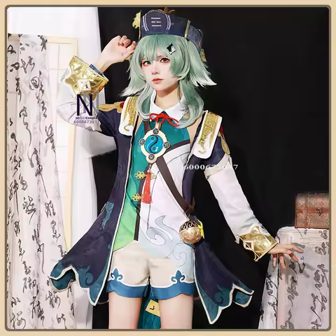 High Quality Huohuo Cosplay Costume - Honkai Star Rail Women's Cloud Pattern Cloak Fluffy Tail Anime