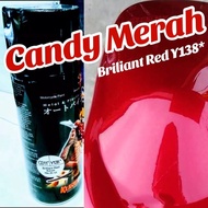 MERAH Candy Brilliant Red Y138 * Samurai Spray Paint for Motorcycles, Cars, Rims, Frames