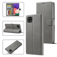 XICCI Retro Leather Case for Samsung A22 5G Luxury Magnetic Phone Case Card Holder Wallet Cover for