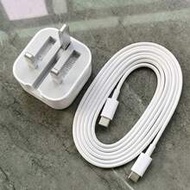 20W Wall Charger USB C Port UK Plug Fast Charger Set + 3.3ft/100cm Type-C To Type-C Fast Charging Ca