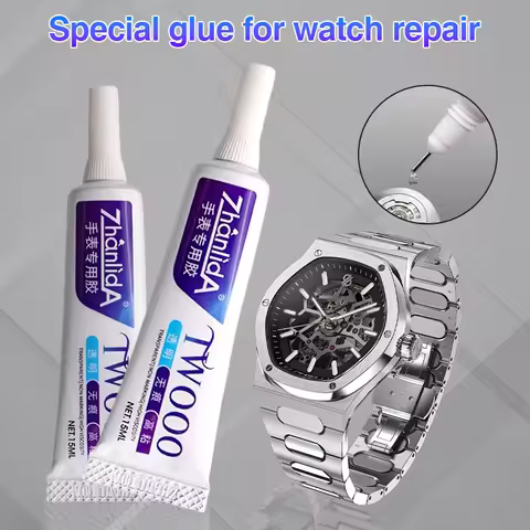 15ML Transparent Watch Glue Soft With Dispensing Needle Repair Smartwatch Bonding Metal Glass DIY St