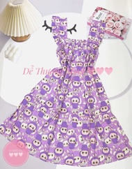 [HCM]Đầm mặc nhà dây bản đuôi cá size L(45-60kg)