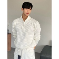 half zipper sweater half zip sweater sweater turtleneck zipper Half Turtleneck Zipper Sweater Men's 